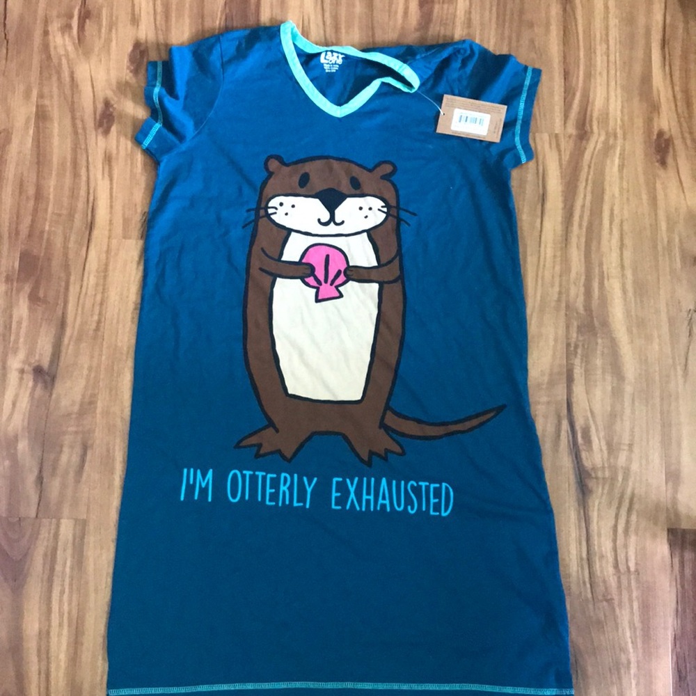 Otter Pajama dress